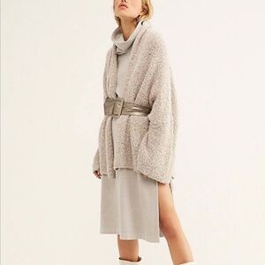 Free People BFF Oversized Drape Cardigan
